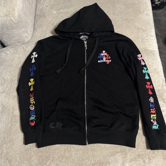 Chrome Hearts Black Jacket multi color - Picture 1 of 4